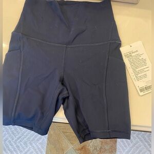 Navy Lululemon Align HR Short l